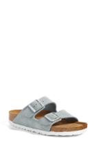 Women's Birkenstock Arizona Birko-flor Soft Footbed Slide Sandal -5.5us / 36eu B - Blue