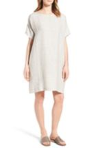 Women's Eileen Fisher Boxy Organic Linen Shift Dress - White