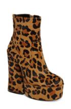 Women's Shellys London Rogue Platform Bootie Eu - Brown