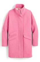 Petite Women's J.crew Stadium Cloth Cocoon Coat P - Pink