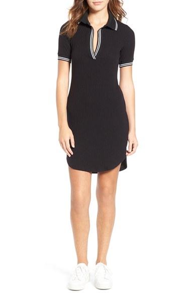 Women's Splendid Ribbed Polo Shirtdress