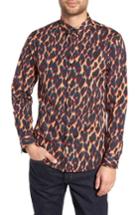 Men's The Rail Leopard Print Sport Shirt - Orange