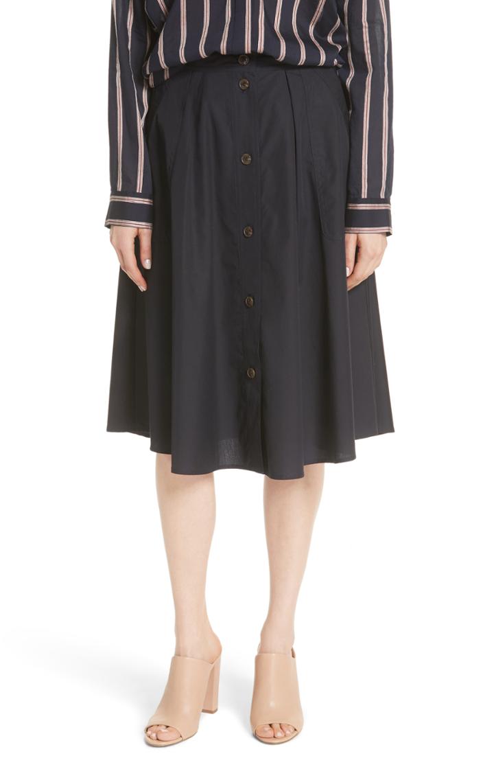 Women's Vince Button Front Skirt
