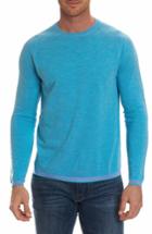 Men's Robert Graham Ray Brook Wool Blend Sweater - Blue