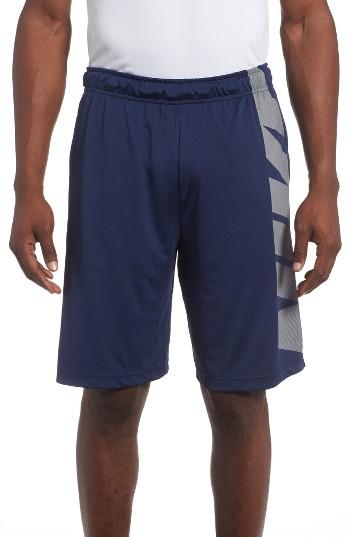 Men's Nike Dri-fit Training Shorts, Size - Blue
