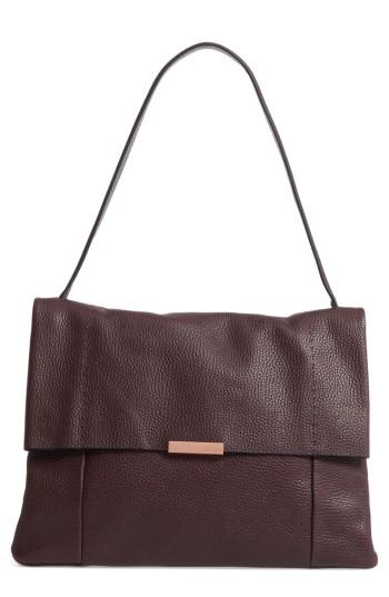 Ted Baker London Proter Leather Shoulder Bag - Red