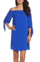 Women's Vince Camuto Stretch Crepe Shift Dress - Blue