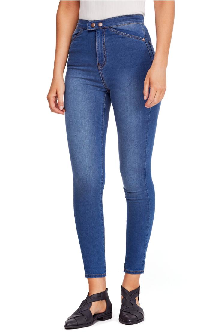 Women's Free People Sweet Jane Skinny Jeans - Blue