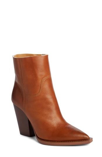 Women's Saint Laurent Theo Bootie Us / 35eu - Brown