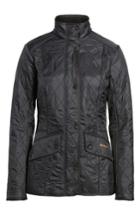 Women's Barbour 'cavalry' Quilted Jacket Us / 12 Uk - Black
