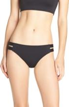 Women's Vince Camuto Strap Side Bikini Bottoms - Black