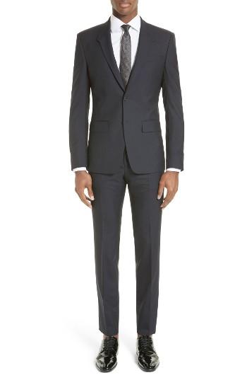 Men's Givenchy Madonna Collar Wool Suit