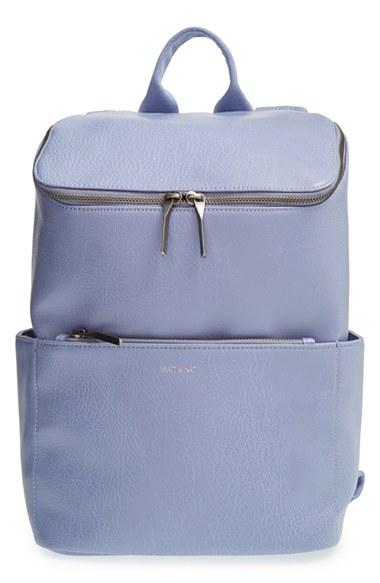 Women's Matt & Nat 'brave' Vegan Leather Backpack - Purple