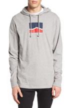 Men's Vans Short Stack Graphic Hoodie Sweatshirt - Grey