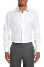 Men's David Donahue Slim Fit Solid Dress Shirt .5 - 34/35 - White