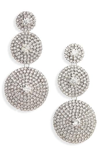 Women's Leith Tiered Crystal Drop Earrings