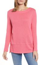 Women's Caslon Tiered Hem Top - Pink