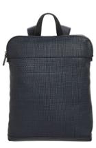 Men's Ermenegildo Zegna Woven Leather Backpack -