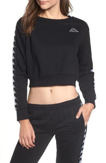 Women's Kappa Logo Crop Sweatshirt