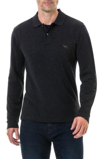 Men's Rodd & Gunn Gunn Pique Polo - Grey