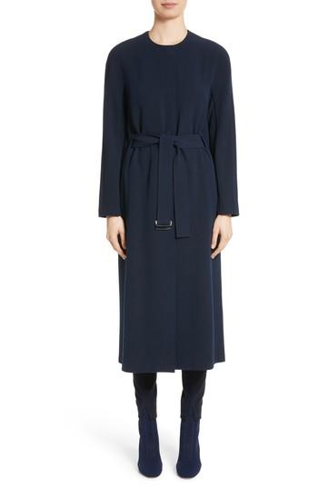 Women's St. John Collection Bella Double Weave Jacket - Blue