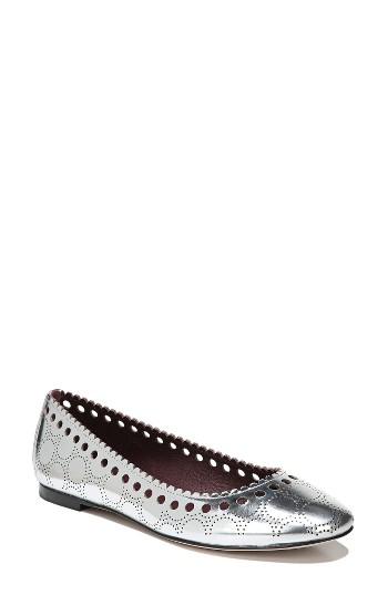 Women's Diane Von Furstenberg Corolla Flat M - Metallic