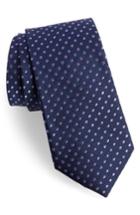 Men's Nordstrom Men's Shop Norton Dot Silk Tie, Size - Red
