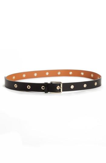 Women's Sofie D'hoore Grommet Leather Belt