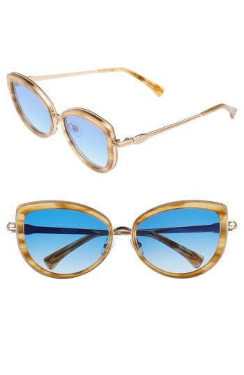 Women's Wildfox Clubhouse 54mm Mirrored Sunglasses - Antique Gold