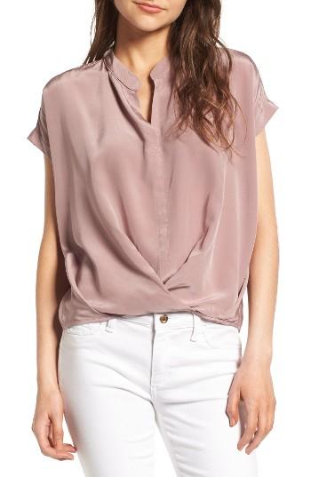 Women's Amour Vert Dahlia Silk Blouse - Purple