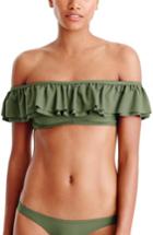 Women's J.crew Off The Shoulder Ruffle Bikini Top