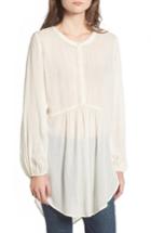 Women's Hinge Dobby Tunic - Ivory