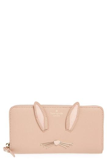 Women's Kate Spade New York Desert Muse Rabbit Lacey Wallet - Brown