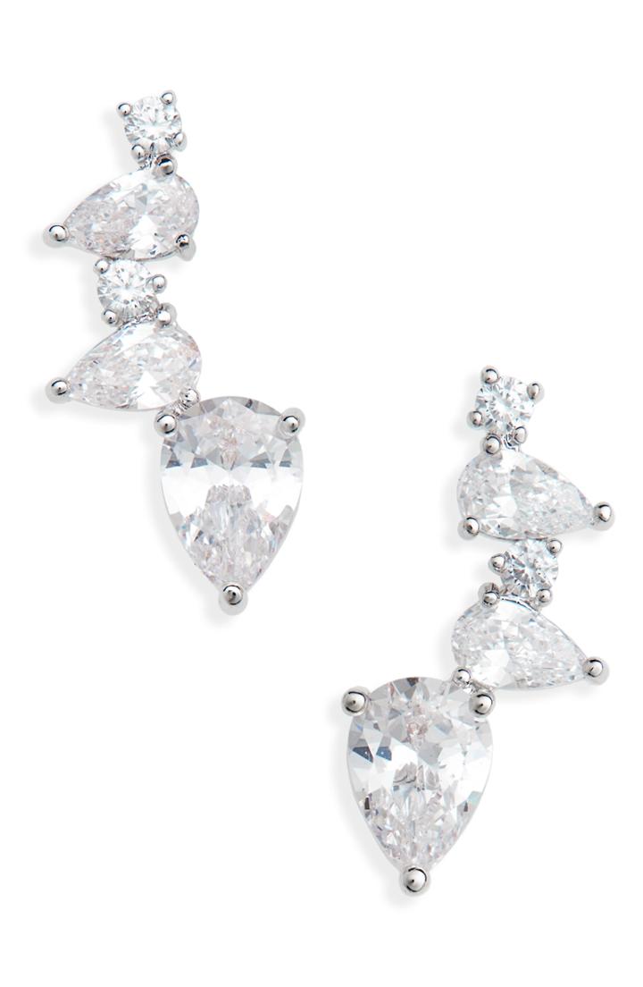 Women's Nordstrom Modern Stone Ear Crawlers