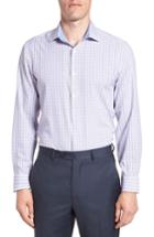 Men's W.r.k Trim Fit Stretch Check Dress Shirt .5 - Purple
