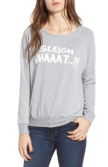 Women's Prince Peter Sleigh Whaaat Sweatshirt - Grey