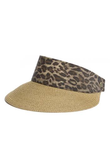 Women's Eric Javits 'squishee Champ' Custom Fit Visor - Brown