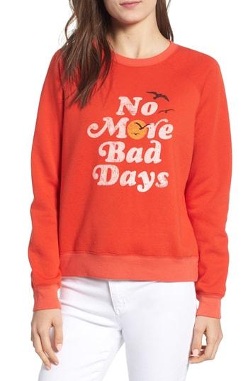 Women's Rebecca Minkoff No Bad Days Sweatshirt, Size - Red