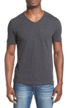 Men's Original Penguin 'bing' V-neck Pocket T-shirt - Grey