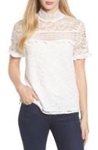 Women's Gibson X Glam Squad Sheaffer Lace Top, Size - White