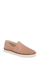 Women's Royal Canadian Jasper Perforated Loafer Flat .5 M - Pink