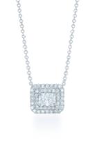 Women's Kwiat Radiant Cut Diamond Necklace