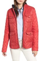 Women's Barbour Weymouth Quilted Jacket Us / 8 Uk - Red