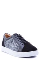 Men's Robert Graham Rubio Floral Sneaker .5 M - Black