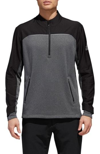 Men's Adidas Golf Go-to Adapt Pullover - Grey