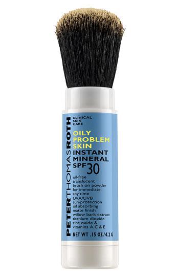 Peter Thomas Roth Instant Mineral Oily Problem Skin Translucent Brush-on Powder Spf 30 -