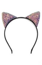 Tasha Iridescent Cat Ears, Size - Black