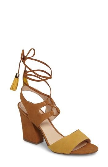 Women's Klub Nico Kaira Ankle Wrap Sandal M - Yellow