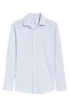 Men's Mizzen+main Sanders Slim Fit Check Performance Sport Shirt - White