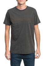 Men's Rvca Elliot Stripe T-shirt - Black